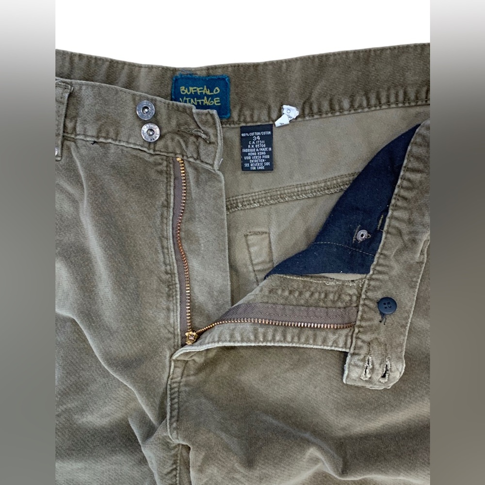 Buffalo Vintage David Bitton sheared corduroy jeans. Size 34x32. - Picture 3 of 11
